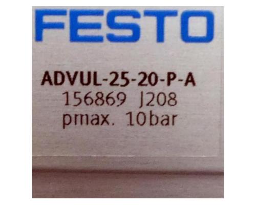 FESTO 156869 Kompaktzylinder ADVUL-25-20-P-A 156869 - Bild 2