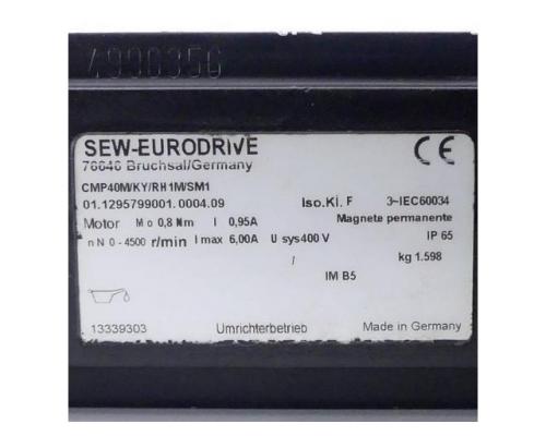SEW-Eurodrive 01.1295799001.0004.09 Servomotor CMP40M/KY/RH1M/SM1 01.1295799001.0004.0 - Bild 2
