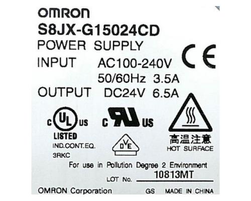 Omron S8JX-G15024CD DIN-Schienennetzteil S8JX-G15024CD - Bild 2