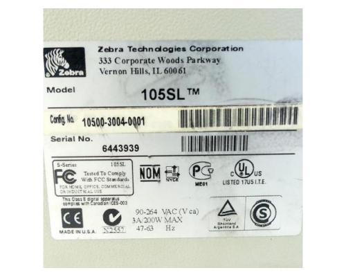 Zebra 5200 - 0173 Etikettendrucker 105 SL 5200 - 0173 - Bild 2