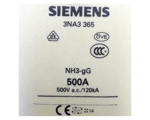 Siemens 3NA3 365 Sicherungseinsatz 3NA3 365 - Bild 2