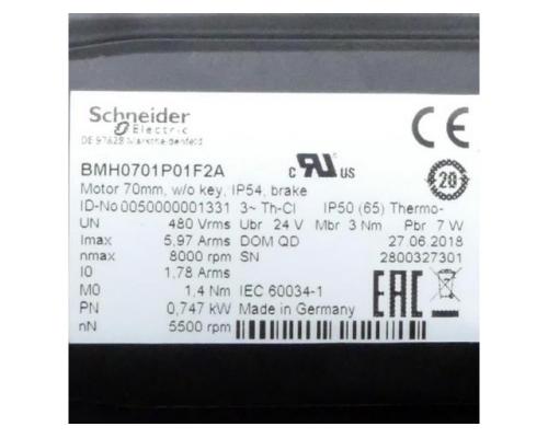 Schneider Electric 0050000001331 Servomotor BMH0701P01F2A 0050000001331 - Bild 2