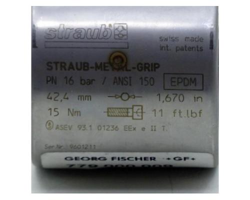 Straub 779000009 STRAUB-METAL-GRIP EPDM-Dichtung Edelstahlverschlu? - Bild 2