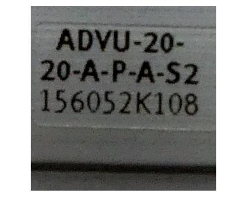 FESTO 156052K708 Pneumatikzylinder ADVU-20-20-A-P-A-S2 156052K708 - Bild 2