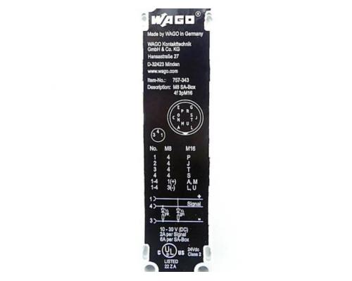 WAGO 757-343 M8 Sensor- /Aktorbox 757-343 - Bild 2