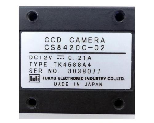 Tokyo Electronic CS8420C-02 CCD Industriekamera TK4588A4 mit Pentax TV Lens 16 - Bild 2