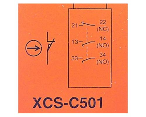 TELEMECANIQUE XCS-C501 Sicherheits-Verriegelungsschalter XCS-C501 - Bild 2