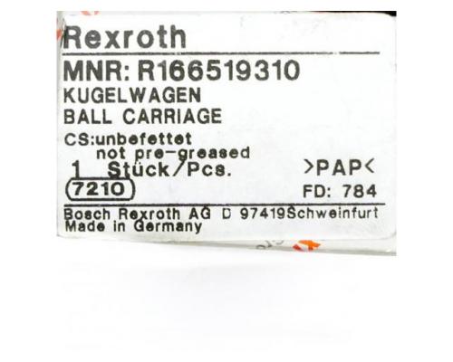 Rexroth R166519310 Kugelwagen R166519310 - Bild 2