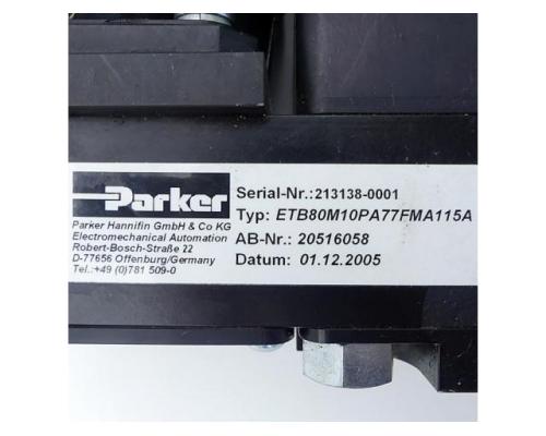 Parker ETB80M10PA77FMA115A Elektrozylinder ETB80M10PA77FMA115A - Bild 2