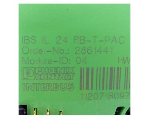Phoenix Contact 2861441 Inline-Klemme IBS IL 24 RB-T-PAC 2861441 - Bild 2
