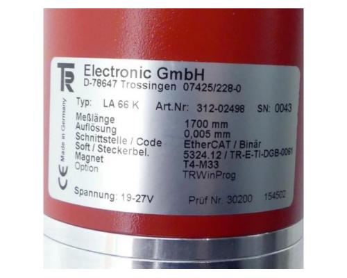 TR Electronic 312-02489 Linear Encoder LA 66 K 312-02489 - Bild 2
