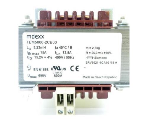 mdexx TEM5000-2CB00 Transformator TEM5000 TEM5000-2CB00 - Bild 2