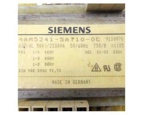 Siemens 4AM5241-5AT10-0C; 3110970 Transformator 4AM5241-5AT10-0C 4AM5241-5AT10-0C; 3 - Bild 2