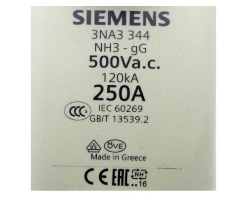 Siemens 3NA3 344 Sicherungseinsatz 3NA3 344 - Bild 2