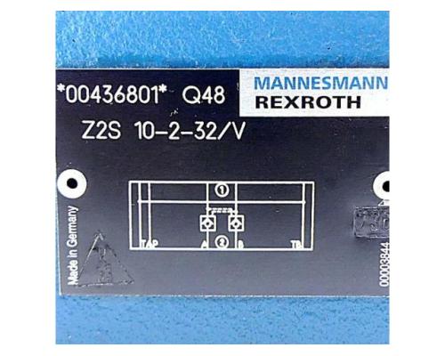 Rexroth 00436801 Drosselrückschlagventil Z2S 10-2-32/V 00436801 - Bild 2