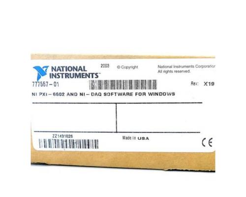 National Instruments 777557-01 NI PXI-6602 und NI-DAQ Software für Windows 77755 - Bild 2