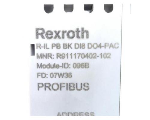 Rexroth R911170402-102 Profibus-Koppler R-IL PB BK DI8 DO4-PAC R911170402 - Bild 2