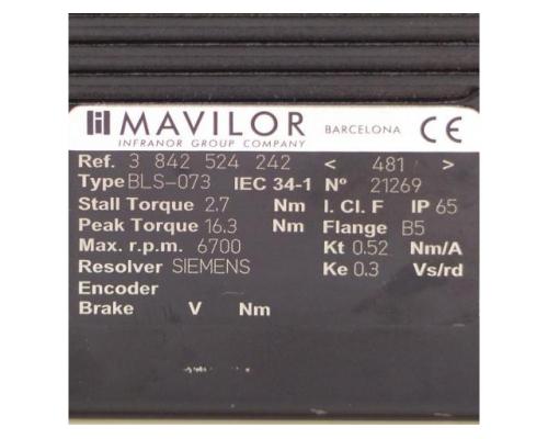 Mavilor  BLS-073 AC-Servomotor BLS-073  BLS-073 - Bild 2