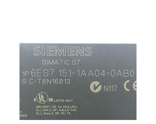 Siemens 6ES7151-1AA04-0AB0 Interface module IM 151-1 6ES7151-1AA04-0AB0 - Bild 2