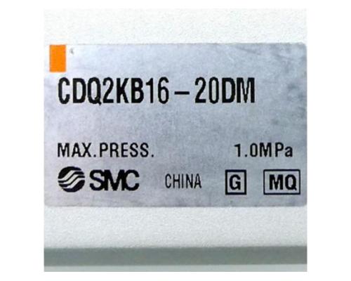 SMC CDQ2KB16-20DM Kompaktzylinder CDQ2KB16-20DM CDQ2KB16-20DM - Bild 2