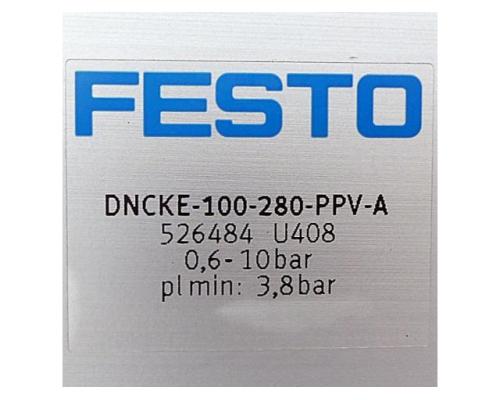 FESTO 526484 Pneumatikzylinder mit Feststelleinheit DNCKE-100-2 - Bild 2