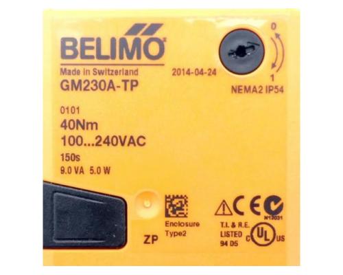 Belimo GM230A-TP Klappenstellantrieb GM230A-TP - Bild 2