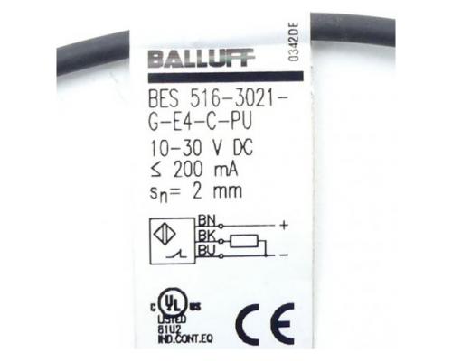 BALLUFF BES 516-3021-G-E4-C-PU Induktiver Sensor BES00KT BES 516-3021-G-E4-C-PU - Bild 2