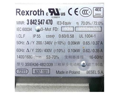 Rexroth 3 842 547 470 Motor IEC 600034 3 842 547 470 - Bild 2