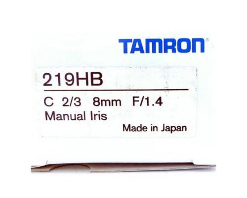 Tamron 219HB  C-Mount Objektiv Tamron 219HB - Bild 2