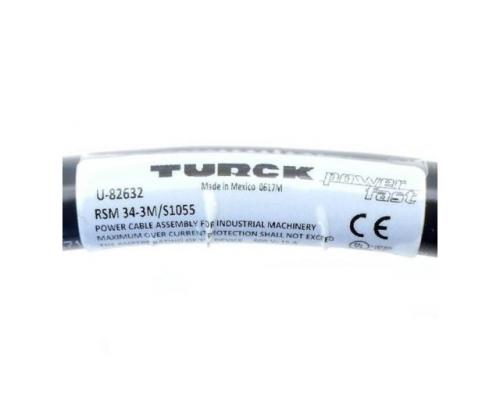 Turck RSM 34-3M/S1055 Leistungskabel U-82632 RSM 34-3M/S1055 - Bild 2