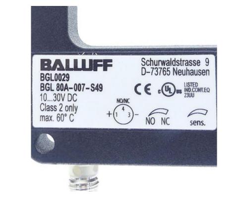 BALLUFF BGL 80A-007-S49 Gabellichtschranken im Metallgehäuse BGL 80A-007- - Bild 2