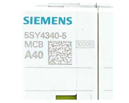 Siemens 5SY43040-5 Leitungsschutzschalter A40 5SY43040-5 - Bild 2