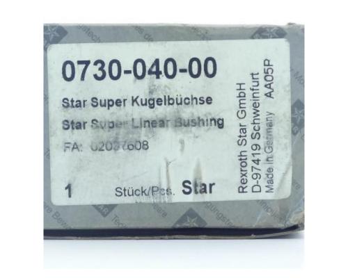 Rexroth 0730-040-00 Star Super Kugelbüchse 0730-040-00 - Bild 2