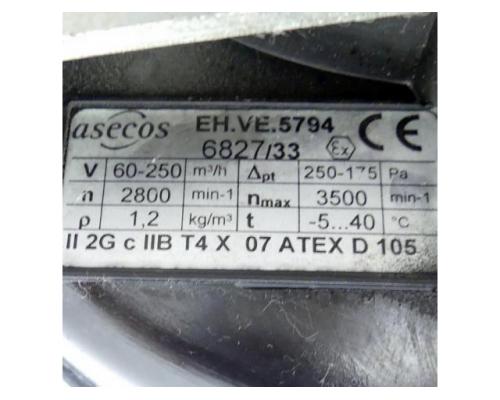 Asecos 6827/33 Ventilator mit Motor EH.VE.5794 6827/33 - Bild 2