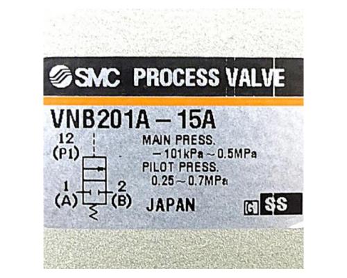 SMC VNB201A-15A Prozess- , 2 Wegeventil VNB201A-15A - Bild 2
