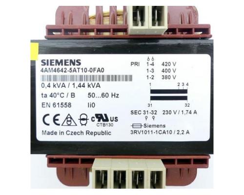Siemens 4AM4642-5AT10-0FA0 Transformator 4AM4642-5AT10-0FA0 - Bild 2