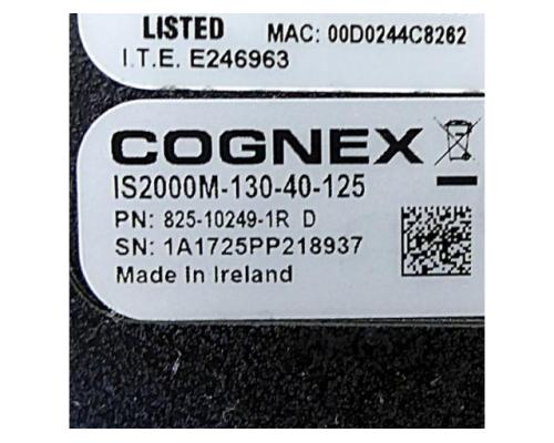 Cognex 825-10249-1R D In-Sight 2000 Kamera IS2000M-130-40-125 825-10249- - Bild 2