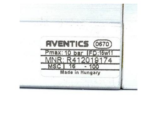AVENTICS R412019174 Minischlitten MSC-DA-016-0100-HG-EE-EE-02-M-S-0-0- - Bild 2