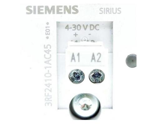 Siemens 3RF2410-1AC45 DIN-Schienen Halbleiterrelais mit Nulldurchgang 3R - Bild 2