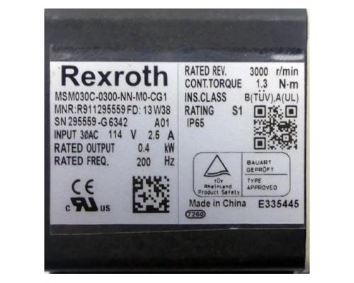 Rexroth R911295559 Servomotor R911295559 - Bild 2