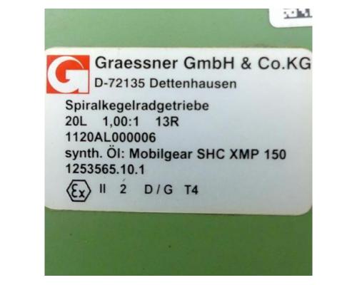 Graessner GmbH 1120AL000006 Spiralkegelradgetriebe 20L 1000 1120AL000006 - Bild 2