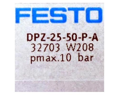 FESTO 32703 Doppelkolbenzylinder DPZ-25-50-P-A 32703 - Bild 2
