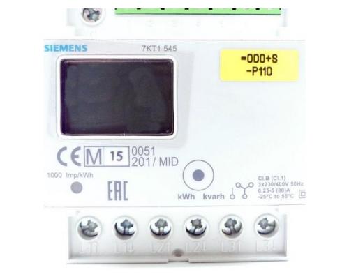 Siemens 7KT1545 E-Zähler mit LC-Display 7KT1545 - Bild 2