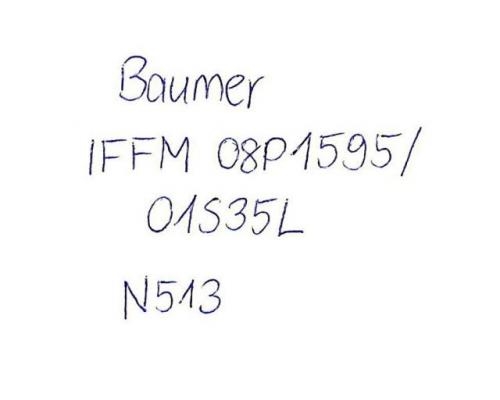 Baumer IFFM 08P1595/O1S35L Induktiver Näherungsschalter IFFM 08P1595/O1S35L - Bild 2