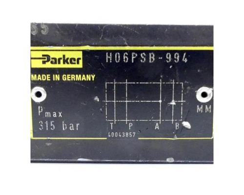 Parker PSB040AF1A4; H06PSB-994 Druckschalter PSB040AF1A4 mit Zwischenplatte H06PS - Bild 3