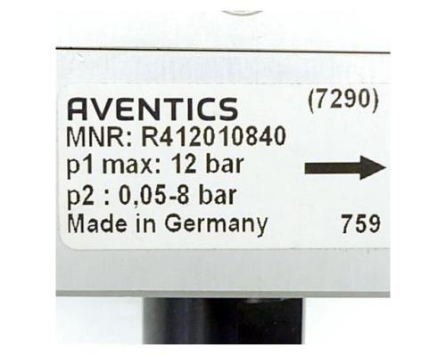 AVENTICS R412010840 Präzisions-Druckregelventil PR2-RGP-G1/4-GAN-SS-P - Bild 2