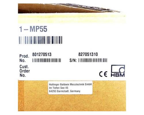 HBM MP55 Messverstärker MP55 - Bild 2