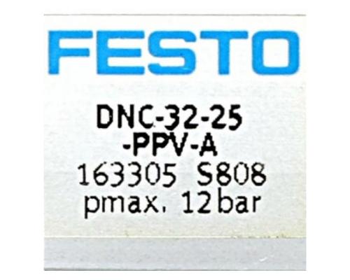 FESTO 163305 Normzylinder DNC-32-25-PPV-A 163305 - Bild 2