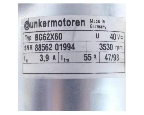 Dunkermotoren BG62x60 BG-Bürstenloser Gleichstrommotor BG62x60 - Bild 2