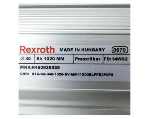 Rexroth R480628525 Schlitzzylinder RTC-DA-040-1020-BV-MM41S00BLPPB3P0 - Bild 2